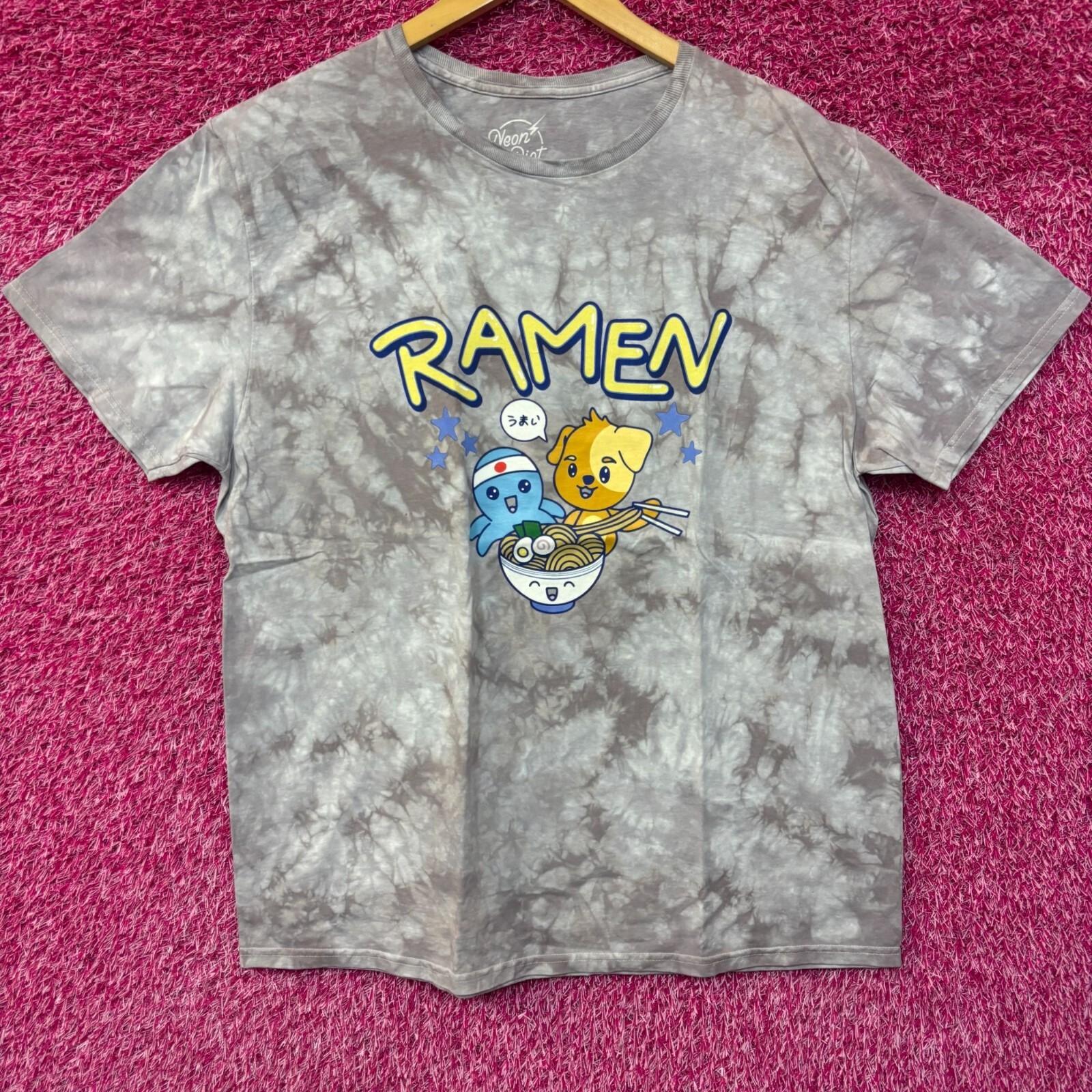 Kawaii Ramen Tie dye Tshirt size Medium L