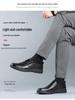 Men's Versatile Low-top Leather Shoes - Fashionable, Comfortable, Soft Sole for Middle-aged and Elderly.