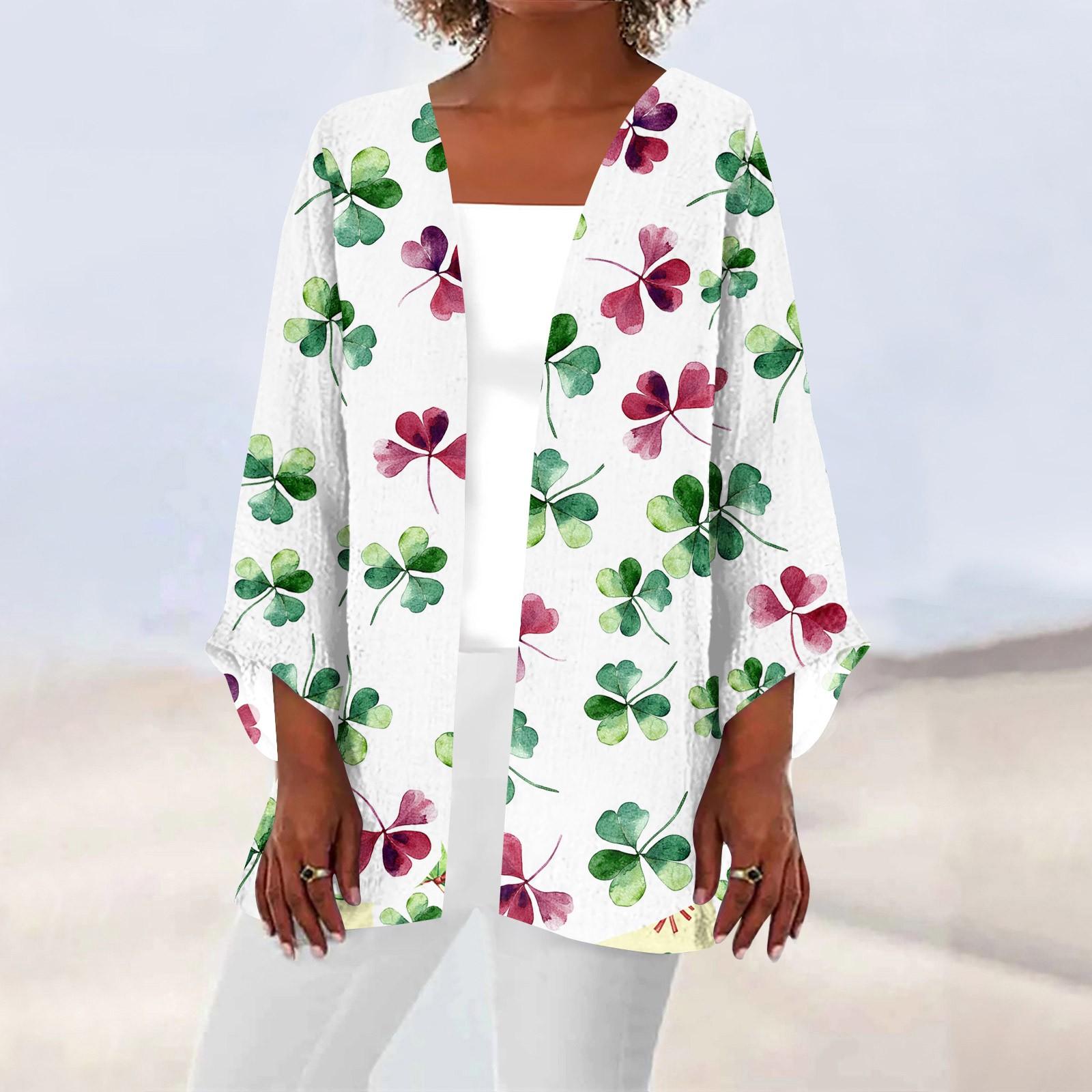 

Женская повседневная и модная легкая куртка средней длины с принтом ко Дню святого Валентина, кардиган XL розовый