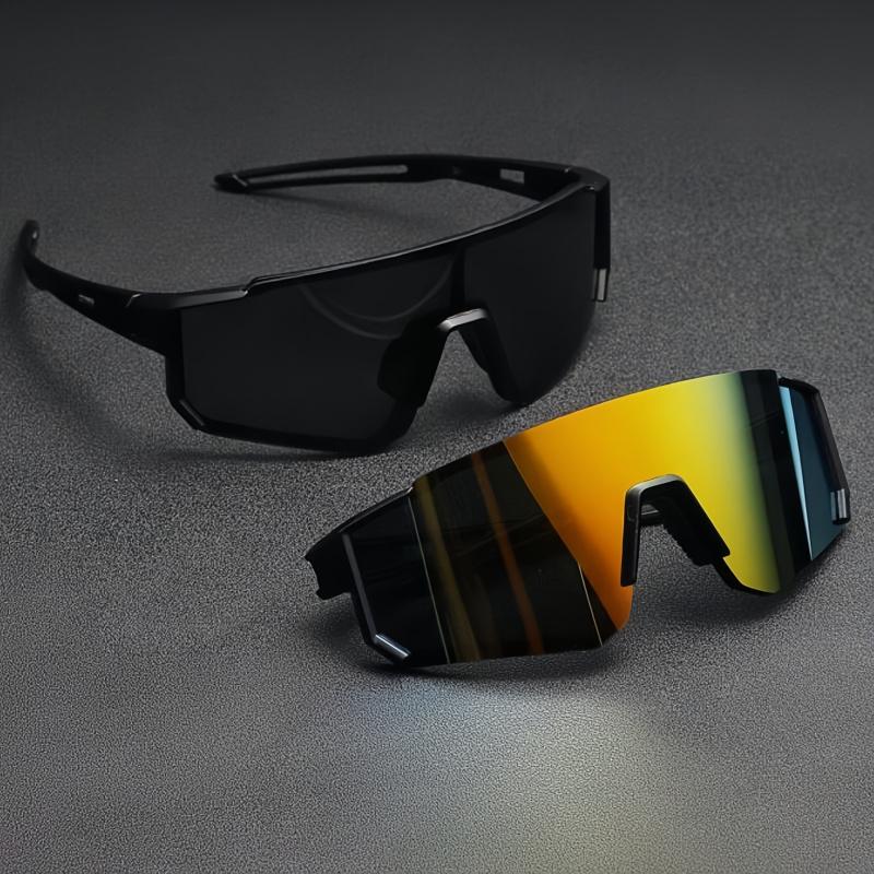 2pcs Unisex mountaineering sunglasses suitable for cycling and outdoor activities mountaineering cycling and outdoor glasses