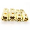 Gold-plated Gold Ring Set Screw Pure copper Battery Ring Terminals  Car audio modification
