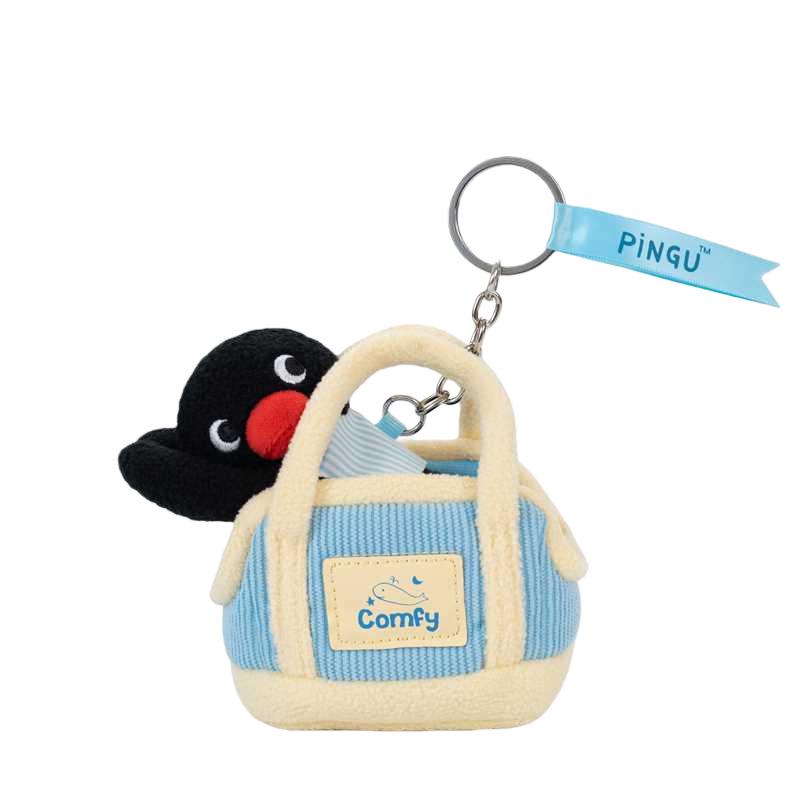 Originální přívěsek panenky Pingu - Roztomilý plyšový přívěsek Pinga na batoh