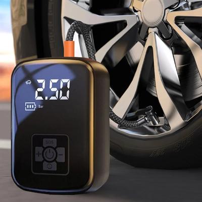 Motor compresor de aer pentru mașină fără fir Pompă digitală de umflare a anvelopei Lampă LED Pompă de compresie a anvelopei Compresor pentru accesorii pentru motociclete auto