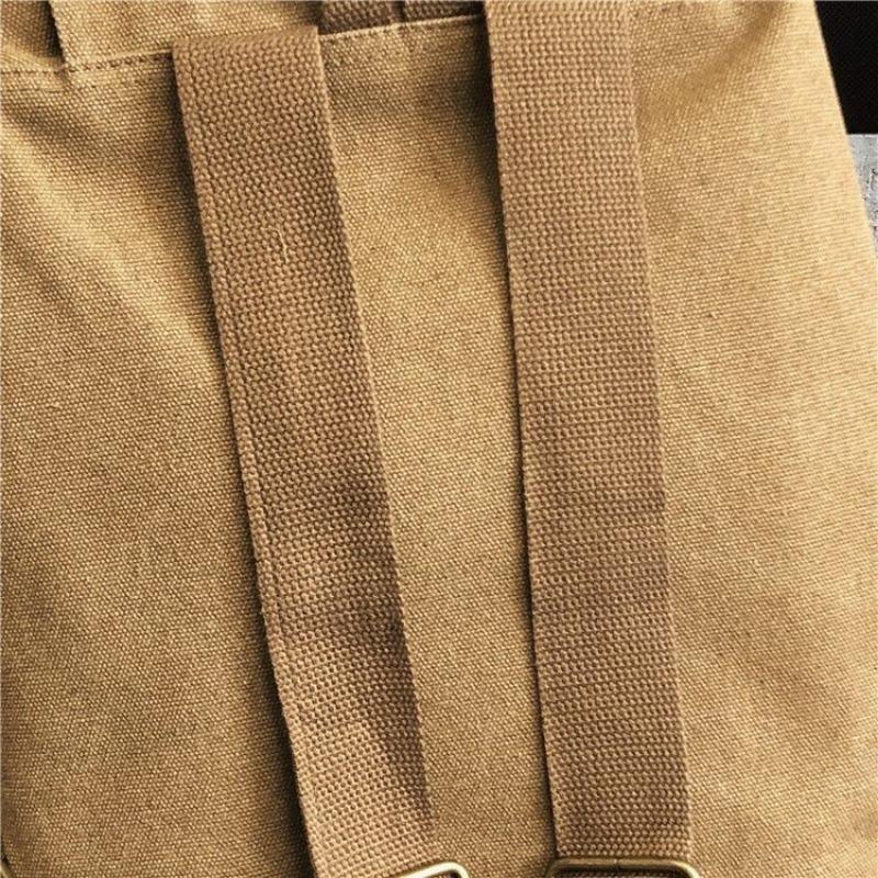 Женский рюкзак Ретро Холщовая сумка Дорожный рюкзак Студенческая школьная сумка — фото 6