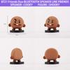 BT21 Friends Duo Bluetooth Official Portable Speaker Figure Set Pink Perfect for and Travel & - - Home, Outdoors,