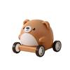 Manqi Cartoon Cute Pet Ejection Toy Car - Trendy Inertia Toy for Kids
