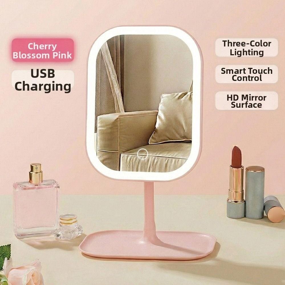 Portable Intelligent Makeup Mirror Luminous Makeup mirror  for Women's Bedroom Dressing Table