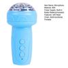 Kids Multi-functional Recording Microphone with Bead Chain Light Music Mini Voice