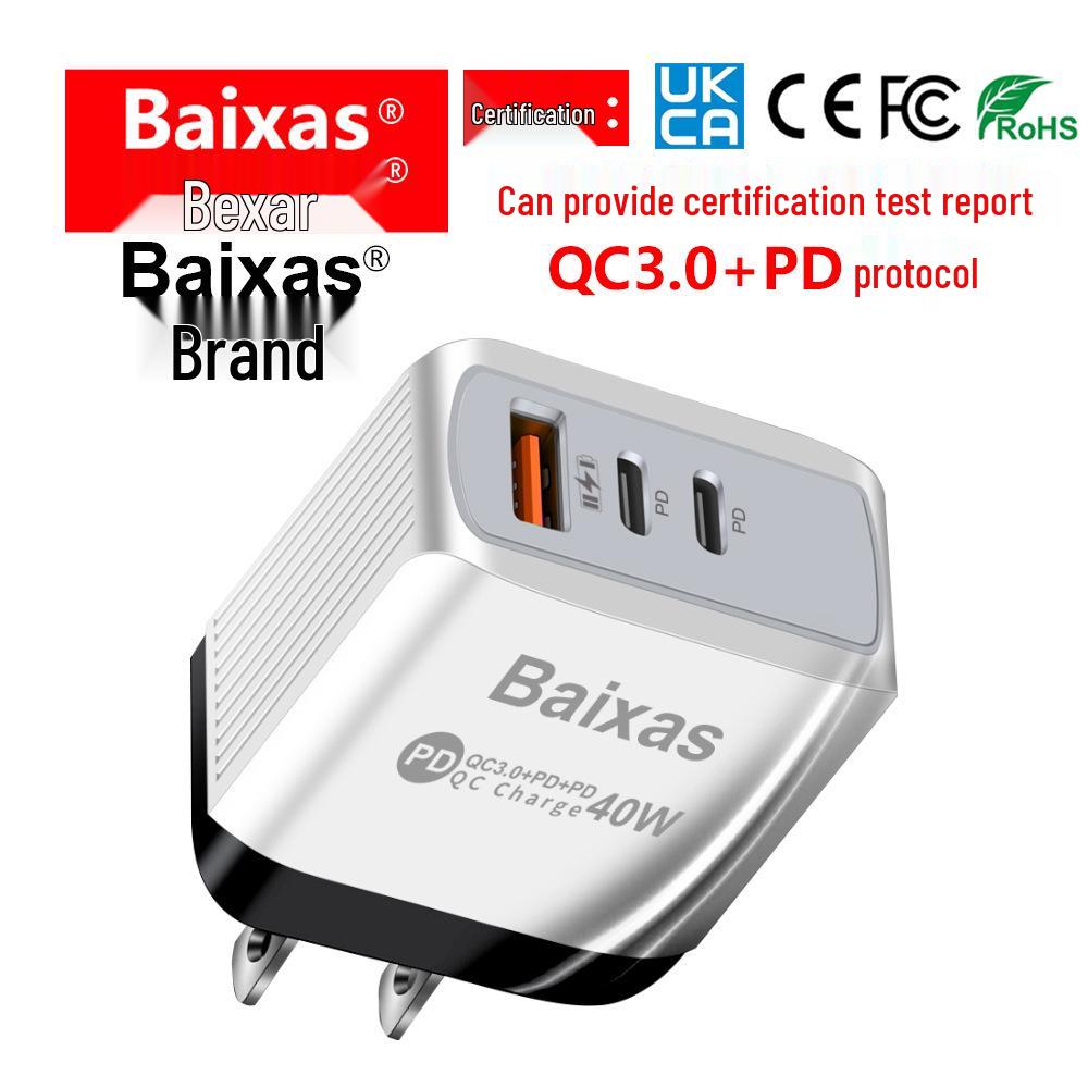Universal Power Adapter Charger (1U + 2PD) - Compatible with EU, US, UK, AU Standards