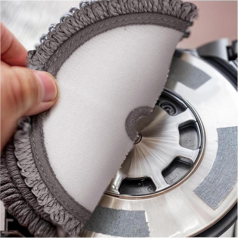 6Pcs Microfiber Mop Cloth Washable Microfiber Mop Pads Vacuum Accessories Sweeping Part for A9/A9T/A9K/A9+ Accessories