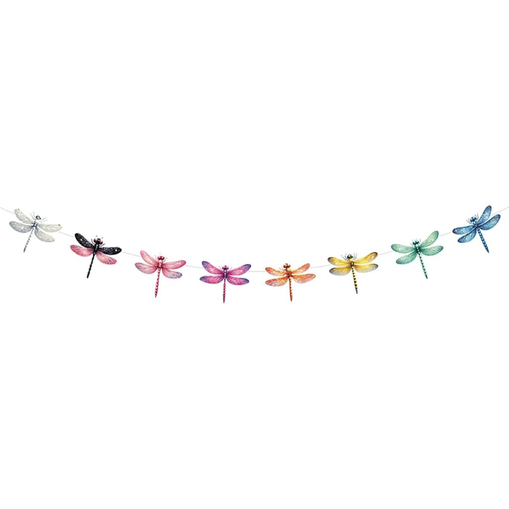 9 Pcs Dragonfly Hanging Swirls 2 Pcs ect Birthday Banners for Dragonfly Party Decorations Dragonfly Birthday Party Supplies