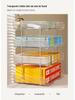 Transparent Multi-Layer Desk Organizer for Students and Office Documents