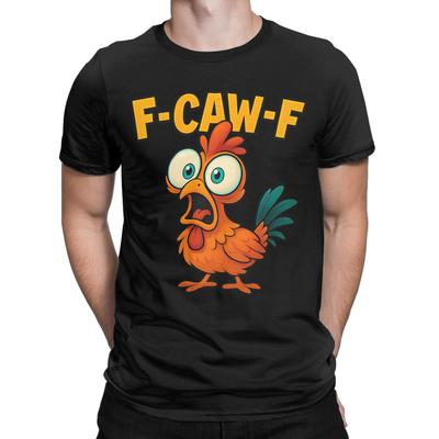 Men Women Summer F Caw F Chicken T Shirt Pure Cotton Tops Casual Short Sleeve Round Neck Tees T-Shirts Popular Fashion