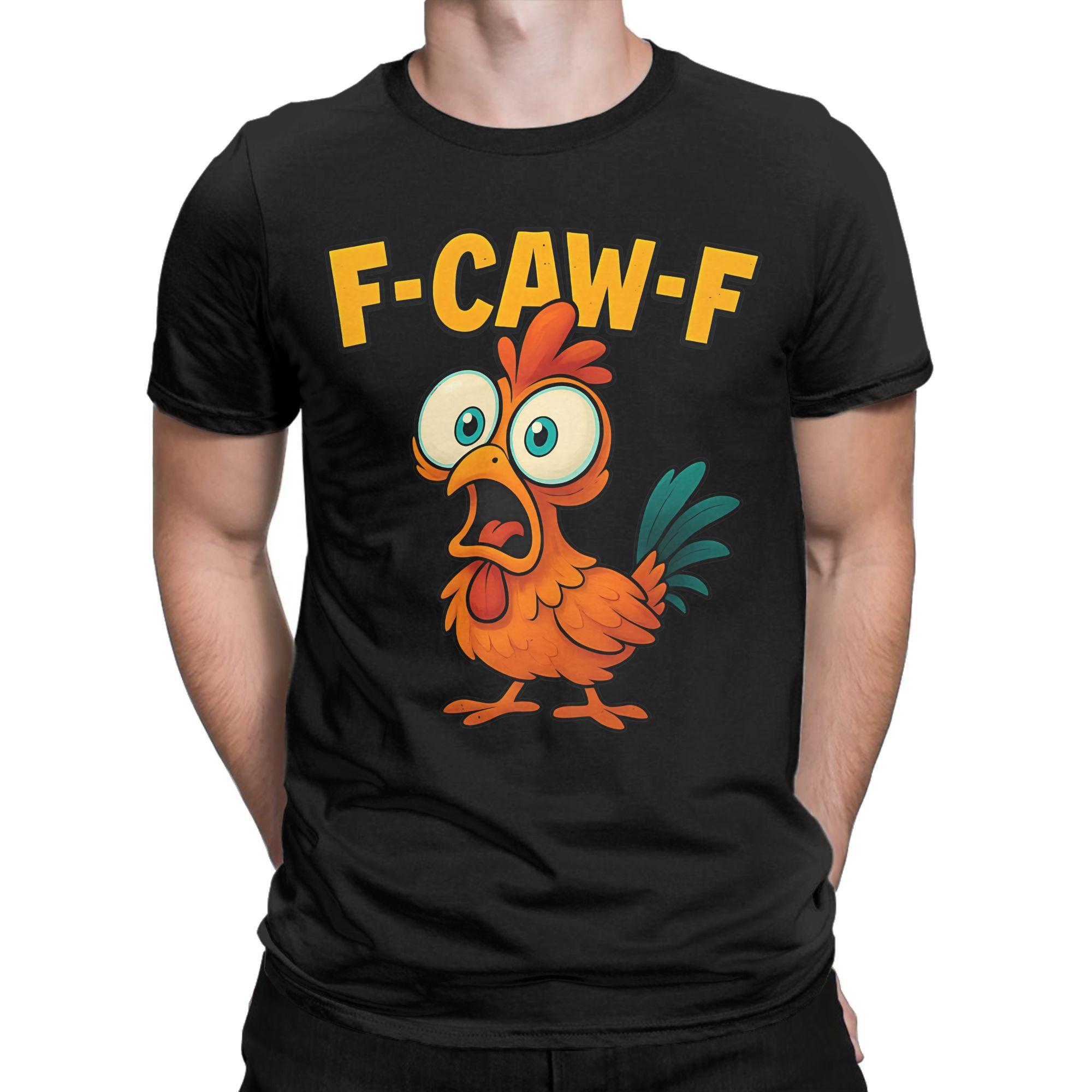 

Men Women Summer F Caw F Chicken T Shirt Pure Cotton Tops Casual Short Sleeve Round Neck Tees T-Shirts Popular Fashion 2XL
