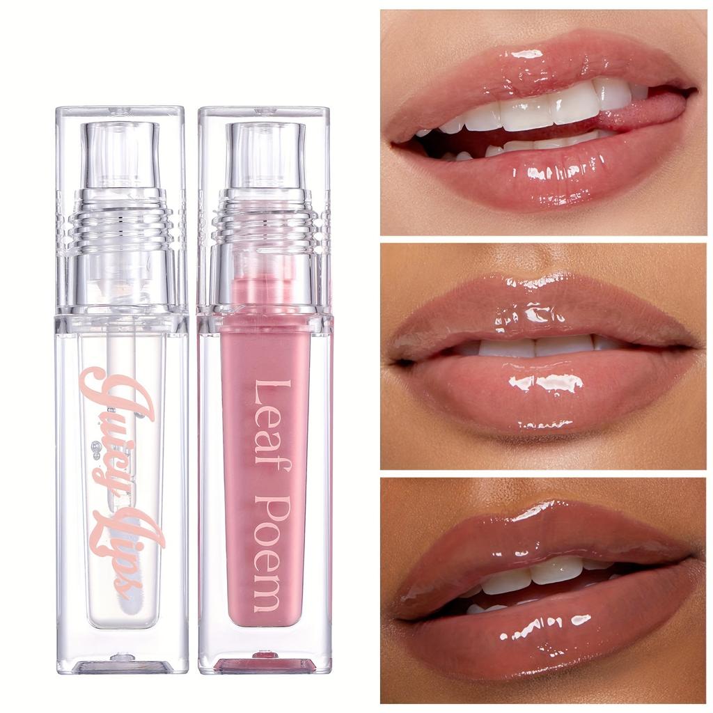 Hydrating Crystal Lip Oil Plumping & Moisturizing Shimmer Lip Gloss Lip Tint Lip Llaze Lip Makeup
