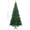 VidaXL Arbre de Noël artificiel avec LED et boules L 240 cm Vert 3077663
