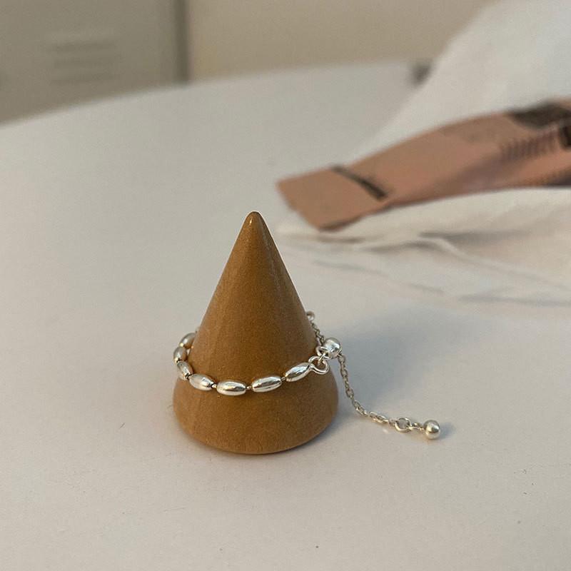 

Современное корейское регулируемое серебряное кольцо, разработанное для женщин, с деталями, модное J2225