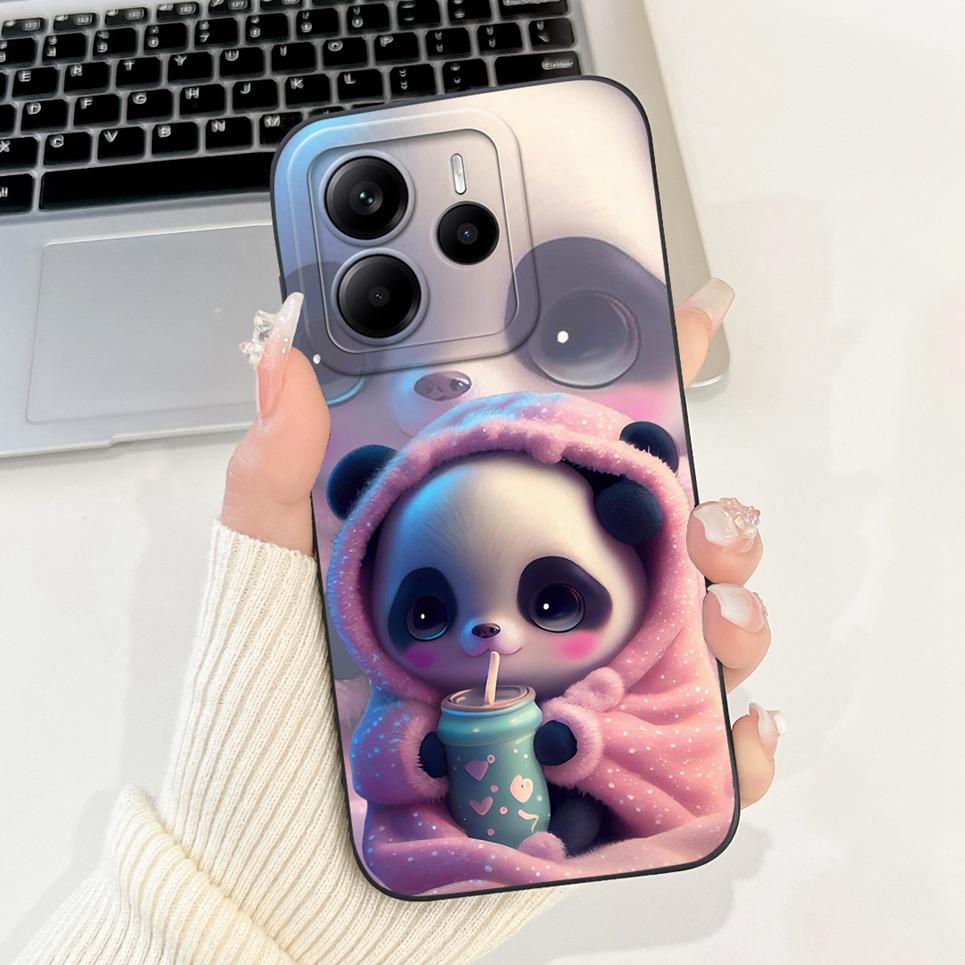 New Fashion Case For Xiaomi Redmi Note 14 14S 14 Pro Plus Phone Shell Flower Butterfly Luxury Girly Back Cover Soft Silicone