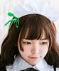 Milky Time Maid Costume, Classic Style, Short Sleeves, Knee-Length, Long, Halloween, Classic 3-Piece Set