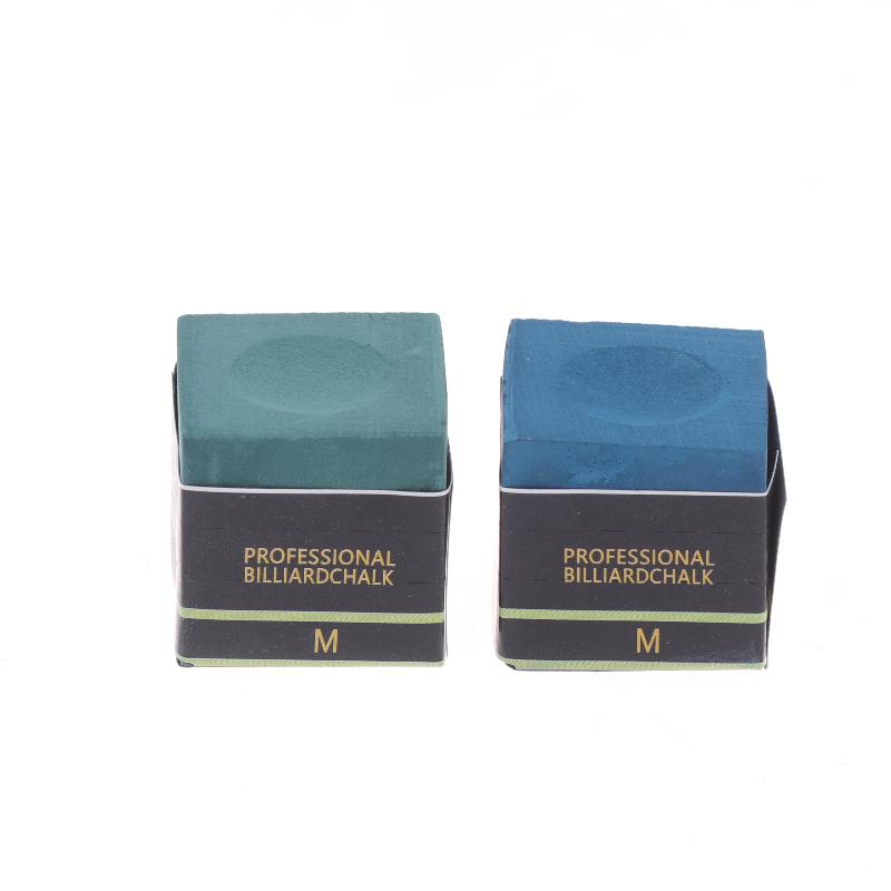 1Pc With Storage Box No-Slip Billiard Chalks Pool Cue Stick Chalk Snooker Easy Powder Billiard Chalk Pool Accessories