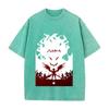 Anime Black Clover Asta Printed Tee Men Women Washed Cotton T-shirts Short Sleeve Vintage T Shirt Harajuku Male Oversized Tshirt