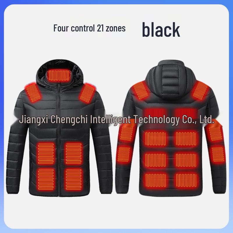 USB-beheizte Baumwolljacke mit einstellbarer Temperaturregelung