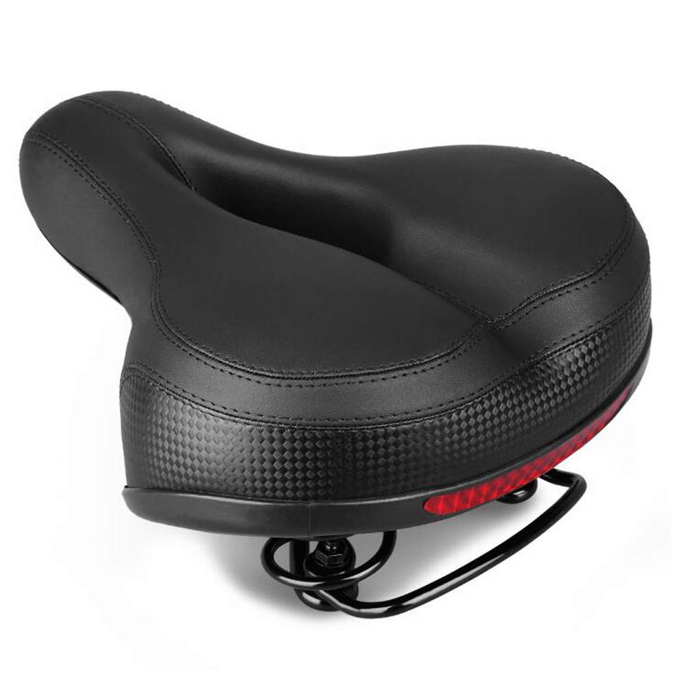 Poilee Bicycle Saddle Soft Ergonomic Prostate Saddle A012 - Comfortable, Shock-Absorbing, Perforated, Saddle, Wide, Thick, Design,