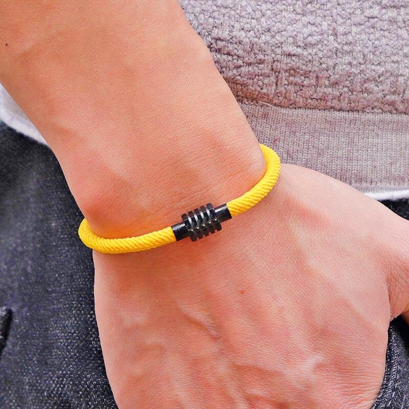 Minimalist Rope Bracelet Men Women 100% Unfading Magnet Couple Braclet Valentine Day Gift For Lover Good Luck Thread Braslet