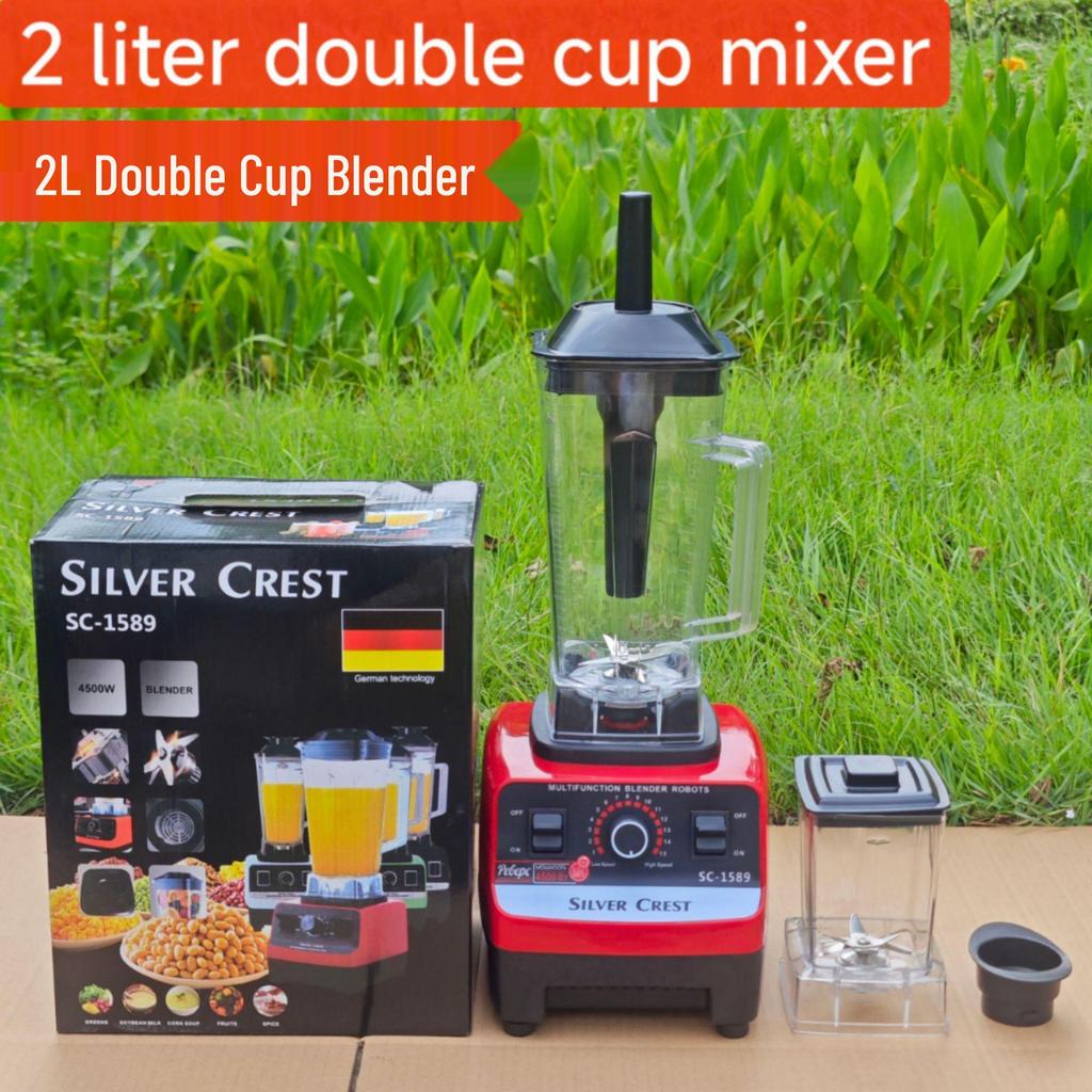 4L 8-in-1 Blender: Large-Capacity Stainless Steel Juicer & Meat Grinder