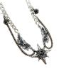 New Black Wings Starry Necklace Punk Style Sweet Cool Spicy Girl Neck Chain Gothic Dark Niche Clavicle Chain