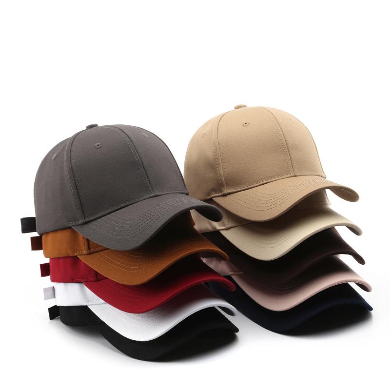 14 Color Unisex Baseball Cap Adhesion Hat HipHop Solid Color Curved Brim Adjustable Cool Sun Hat
