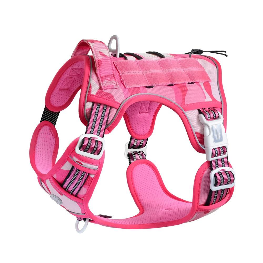 Nylon dog chest strap medium and large dog tactical dog strap leash anti-strangulation pet chest and back collar
