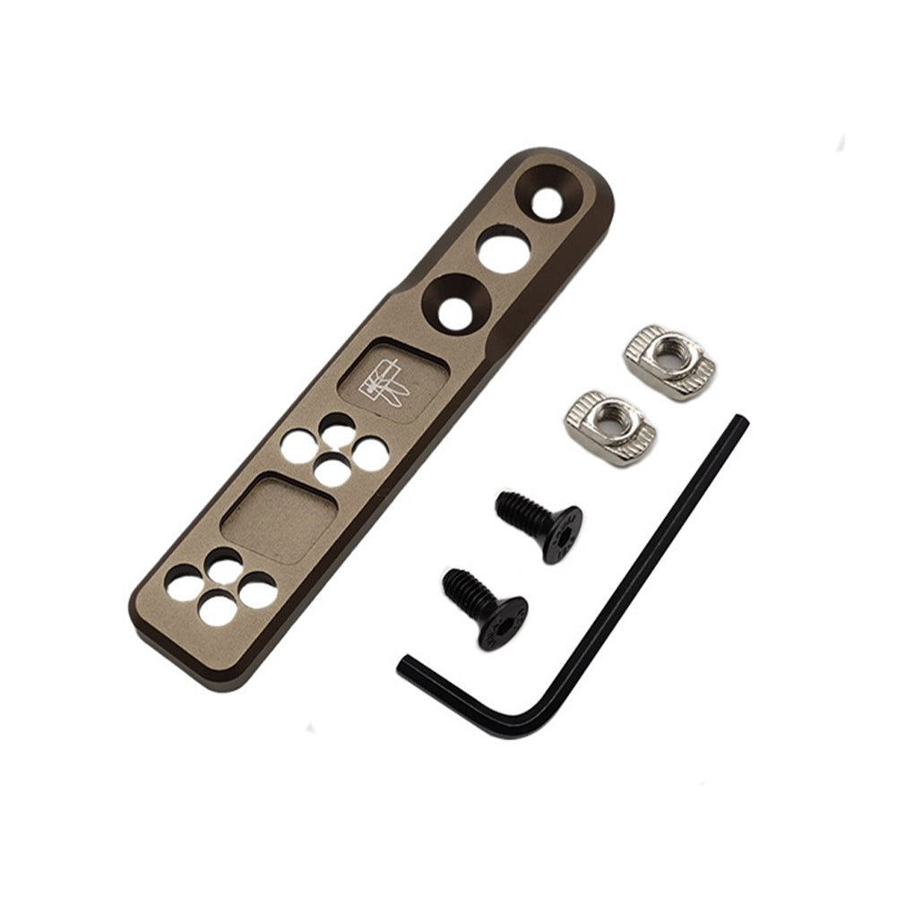 M300/M600 Support 45° Side Guide MLOK/KEYMOD Fishbone Increasing Guide Flashlight Clamp Horse for Margaap Kam Ming