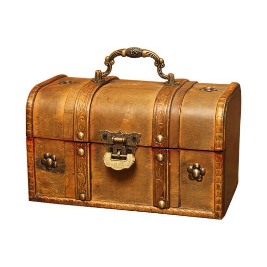 Aufbewahrungsbox, Retro, großes Fassungsvermögen, Holz, Halskette, Schmuckstück, Organizer für Zuhause