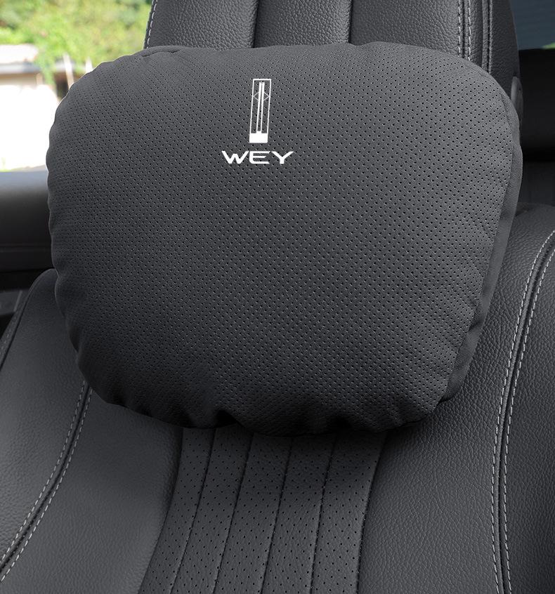 Compatible Headrest Lumbar Pillow for WEY Macchiato VV6 VV5 VV7 P8 - Neck Support & Protection