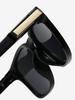 Polarized Photochromic Sunglasses for and Strong UV Protection Fishing, Driving, Sports, Ultra-Lightweight, Light, (Gold/Black)