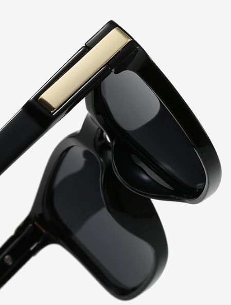 Polarized Photochromic Sunglasses for and Strong UV Protection Fishing, Driving, Sports, Ultra-Lightweight, Light, (Gold/Black)
