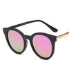 Fashion Brand Sunglasses Cat Eye Multicolor With Mirror Coated Lens For Women