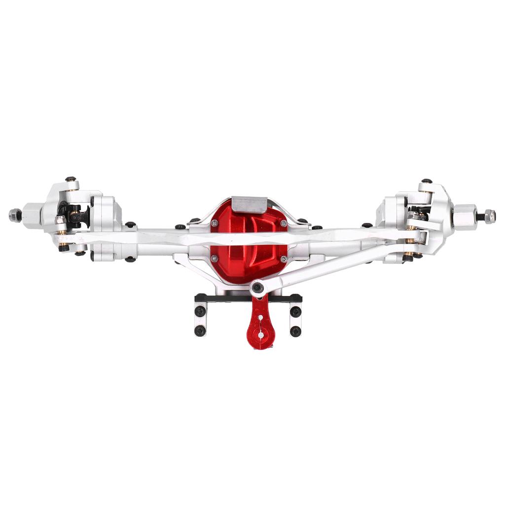 Aluminium Alloy Universal Heighten Axle for SCX10 One and Two Generations RC Car SilverFront Axle
