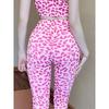 Leopard Print Hip Raise High Waist Yoga Clothes Autumn Fitness Trousers