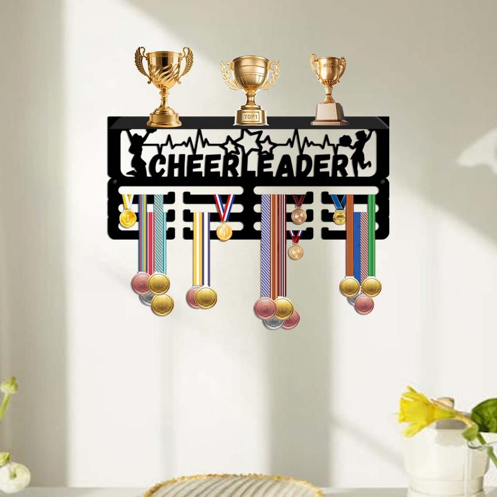Wall Mounted Holder, Hook Rack for Displaying Awards, Medals and Keys