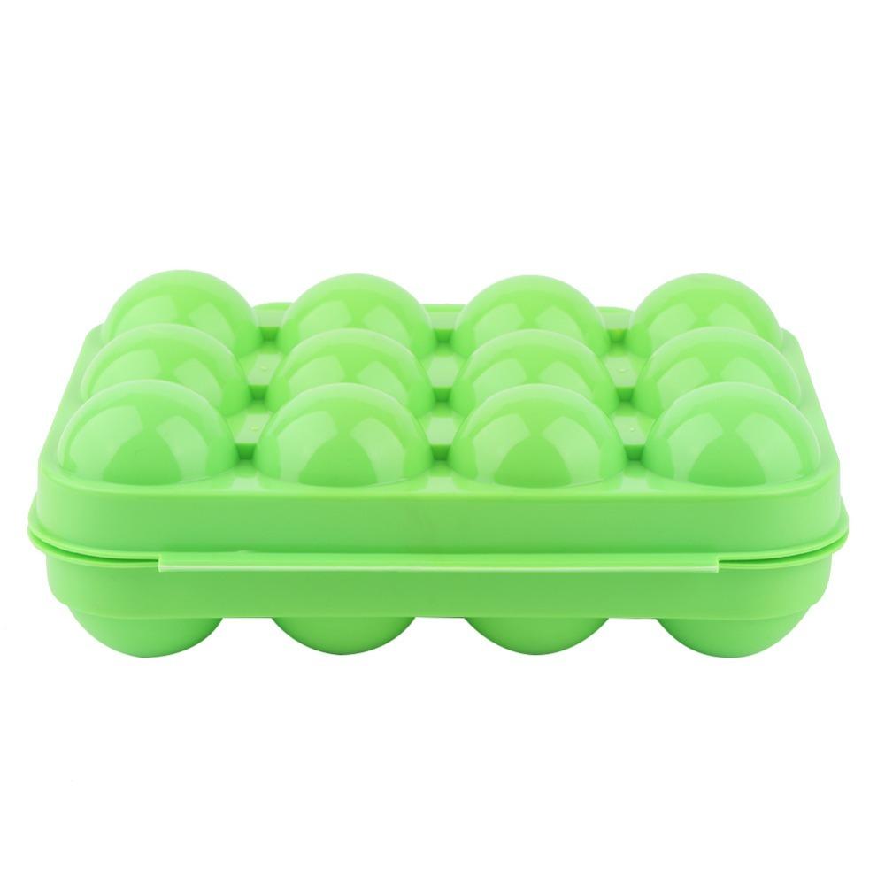 Compact Egg Tray With Handle Eggs Container Household Storage Eggs Organizer  Kitchen Use