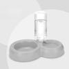 Dual Automatic Pet Feeder Bowl For Dogs And Cats Non Spill Plastic Water And Food Dispenser With Stand