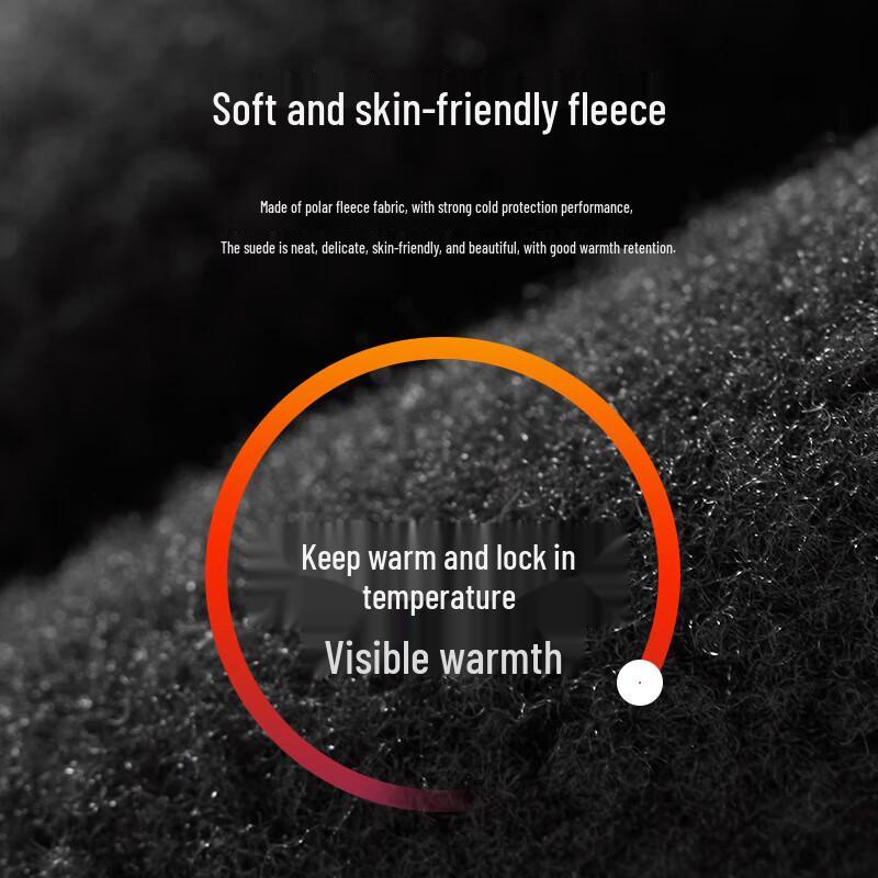 Xi Hong Unisex Winter Thickened Waterproof Fleece Gloves