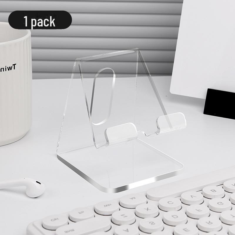 

Высококачественная прозрачная акриловая подставка для мобильного телефона для использования на столе и стойке 1pc прозрачный