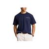 Polo Ralph Lauren Letter Print Straight Cut Crew Neck Short Sleeve T-Shirt Men Tops Navy-Blue 710939583-001