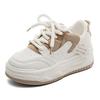 Women's Sneakers New Lace Up Anti Slip Height Increasing Casual Shoes Students Platform Outdoor Skateboard Shoes 2025