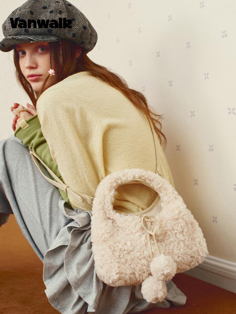 Vanwalk Bell Mochi Tote Bag [Ivory]