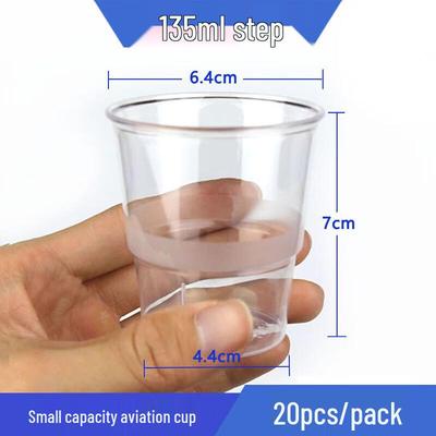 YANGGE Disposable Hard Plastic Airline Cups