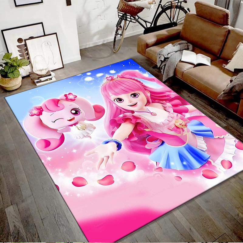 1pc Catch Teenieping Magic Sweethear (3) Design Printed Area Rug Carpet for Bedroom Living Room Home Decor Rugs Mat Non Slip Mat Rug for Bedside
